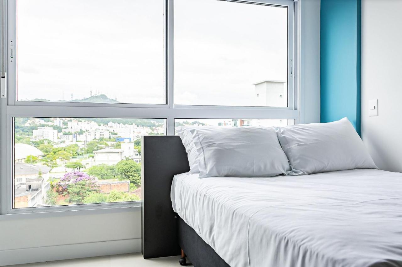 Apartamento próximo à UFSC com estacionamento e rooftop Florianópolis Esterno foto