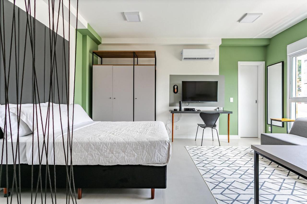 Apartamento próximo à UFSC com estacionamento e rooftop Florianópolis Esterno foto
